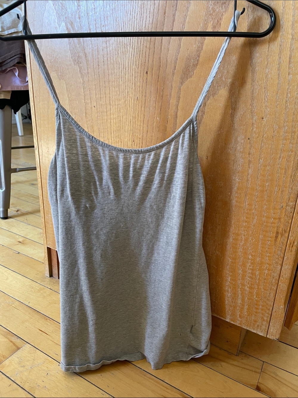 Faded Glory Gray Spaghetti Strap Camisole